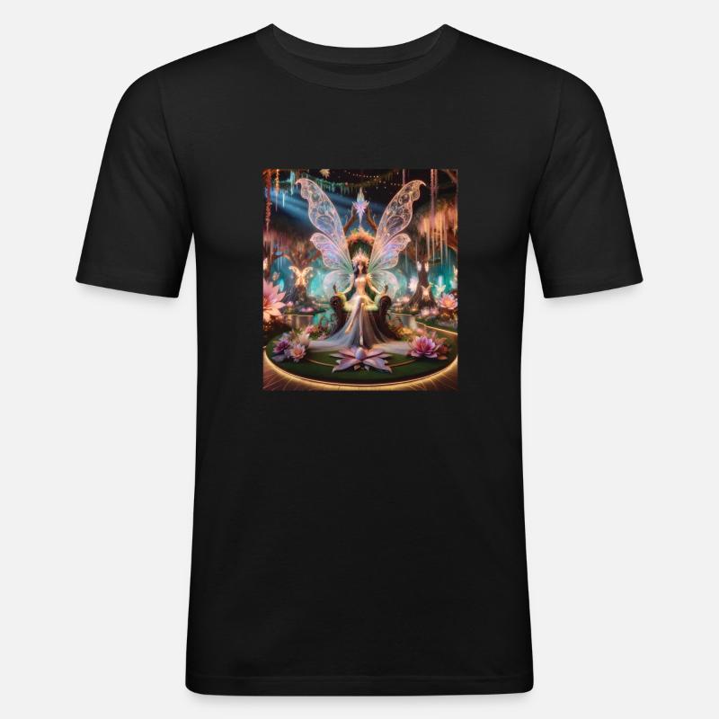 Märchen - Männer Slim Fit T-Shirt - Schwarz
