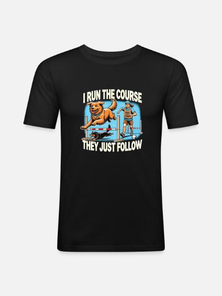 Agility - Men's Slim Fit T-Shirt - black