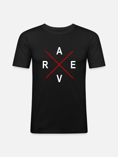 Rave - Men's Slim Fit T-Shirt - black