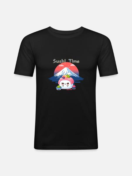 Sushi Sushi - Men's Slim Fit T-Shirt - black