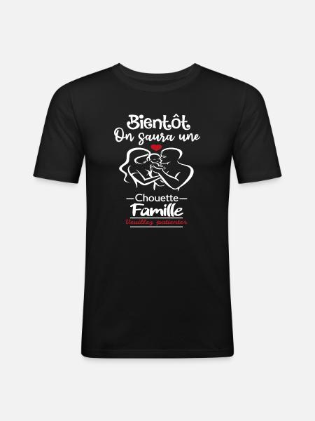Soon, we'll know a great family - Men's Slim Fit T-Shirt - black