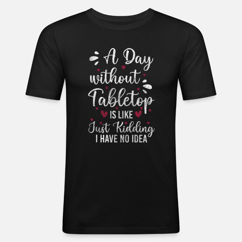 Board Game Game Board - Men's Slim Fit T-Shirt - black