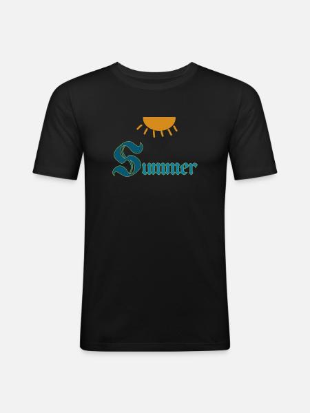 Buzzer - T-shirt près du corps Homme - noir
