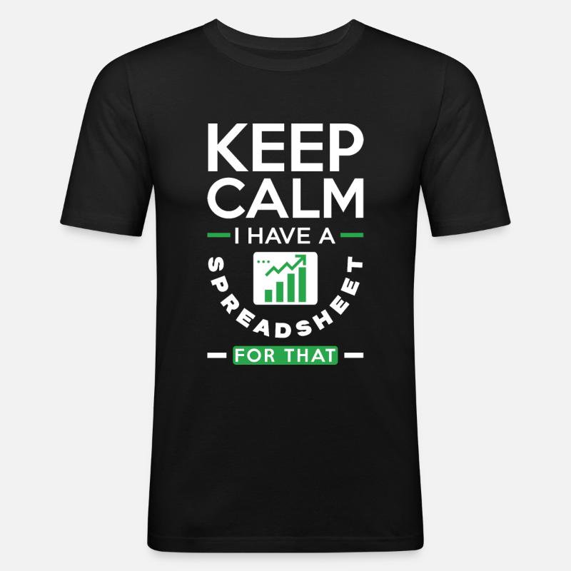 Data Engineering Datenanalyse Business - Männer Slim Fit T-Shirt - Schwarz