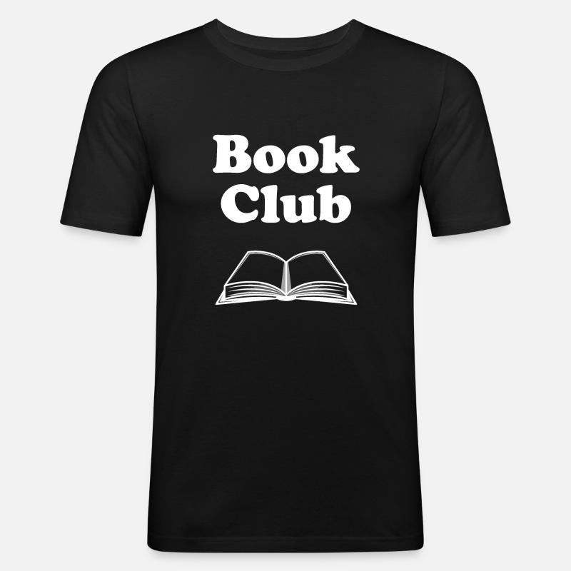 Buchgemeinschaft - Männer Slim Fit T-Shirt - Schwarz