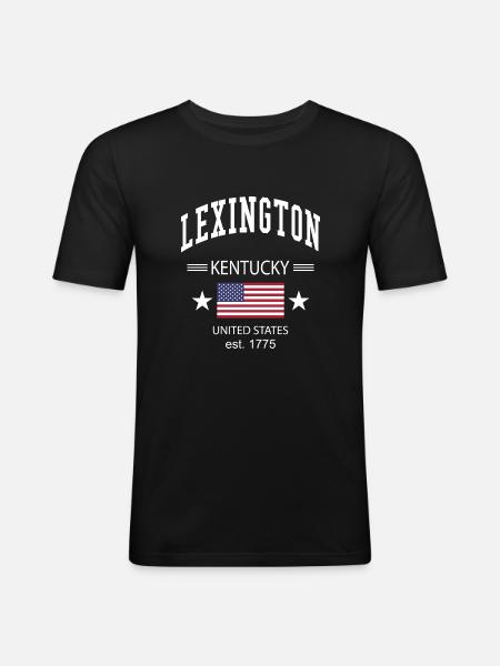 Lexington - Men's Slim Fit T-Shirt - black