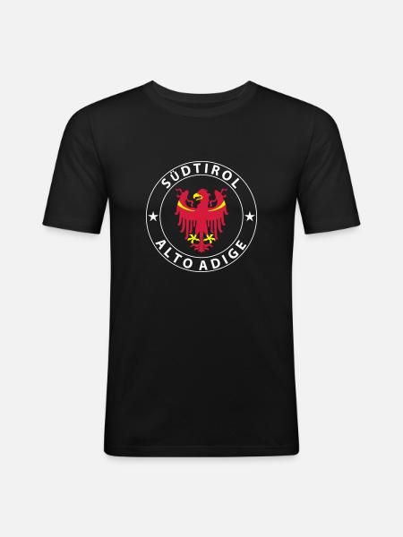 South tyrol - Men's Slim Fit T-Shirt - black