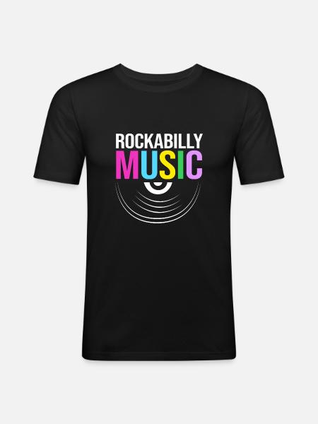 Sock Hop - Men's Slim Fit T-Shirt - black