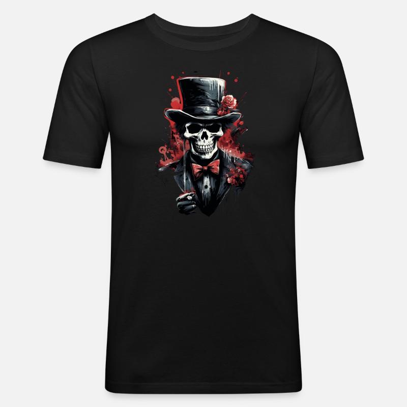 Dirigent - Männer Slim Fit T-Shirt - Schwarz