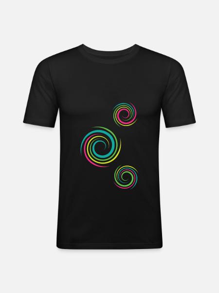 Psy - Men's Slim Fit T-Shirt - black