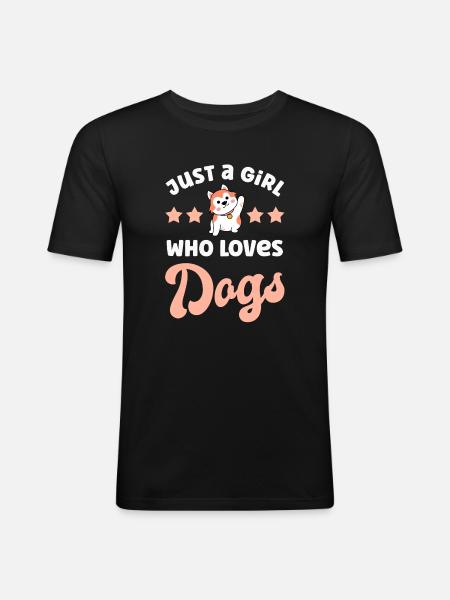 Dog Dogs - Men's Slim Fit T-Shirt - black