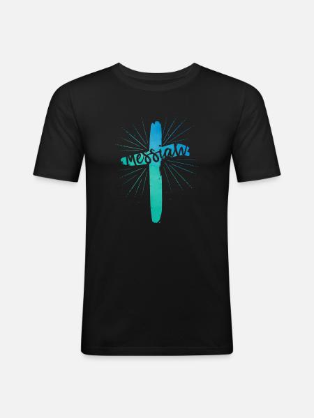 Messiah - Men's Slim Fit T-Shirt - black