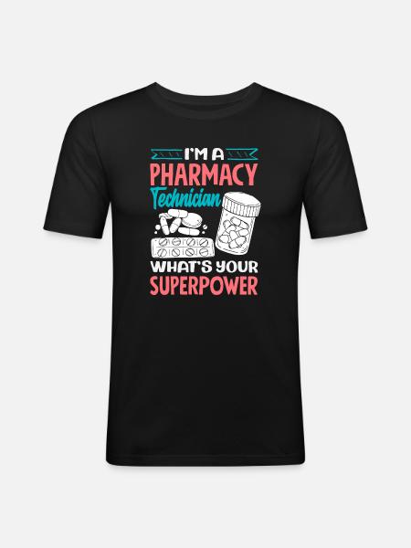 Pharmacist Pharmaceutical Technical - Men's Slim Fit T-Shirt - black