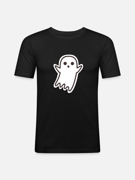 ghost - Men's Slim Fit T-Shirt - black