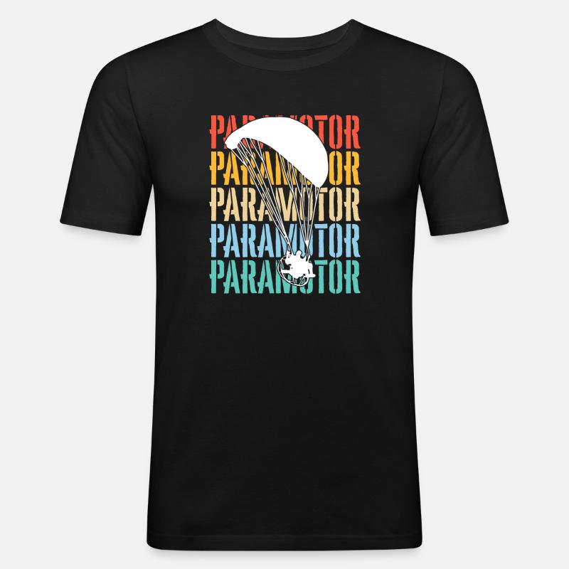 Paramotoring Paramotor - Men's Slim Fit T-Shirt - black