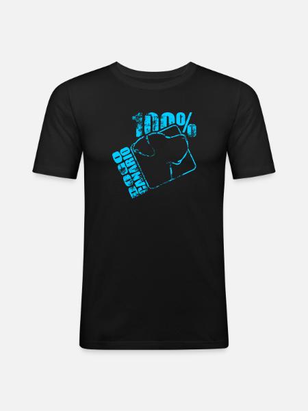DOGO CANARIO 100 - Men's Slim Fit T-Shirt - black