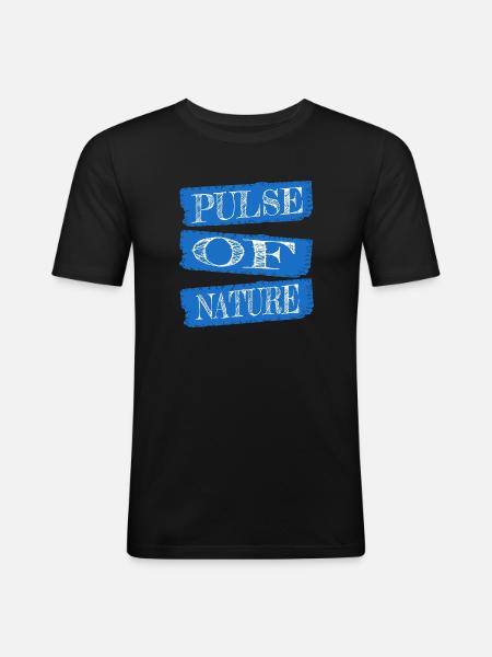 Happy Wilderness Trekking Wilderness - Men's Slim Fit T-Shirt - black