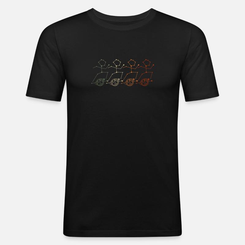 Onewheel Shirt Geschenk - Männer Slim Fit T-Shirt - Schwarz