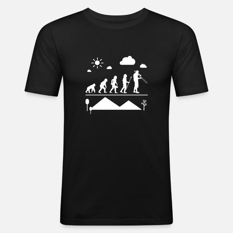 Trombone Trombone Evolution - Men's Slim Fit T-Shirt - black