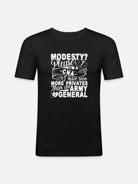 CNA I am A CNA - Men's Slim Fit T-Shirt - black