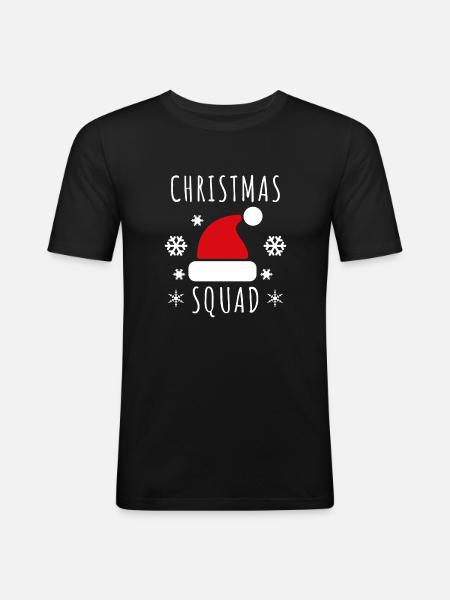 Christmas Squad - Men's Slim Fit T-Shirt - black