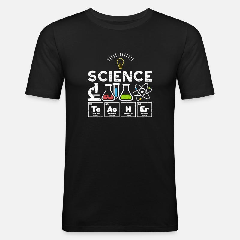 Professeur de sciences - Sciences - T-shirt près du corps Homme - noir