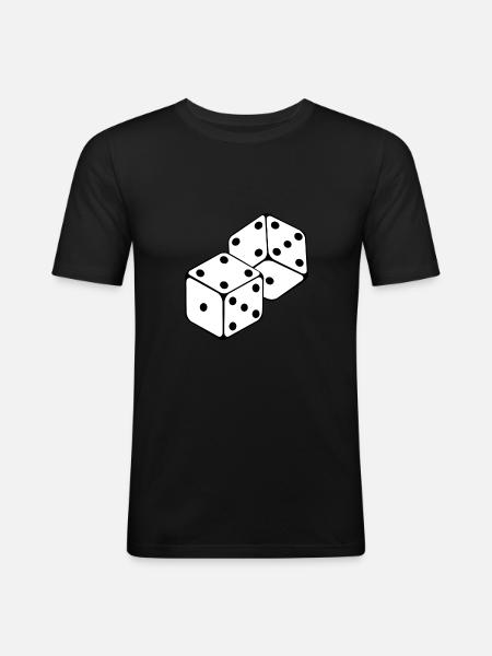 cube - Men's Slim Fit T-Shirt - black