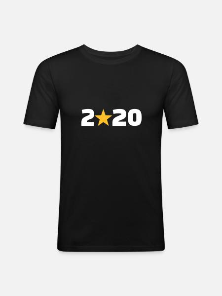 2020 - Men's Slim Fit T-Shirt - black