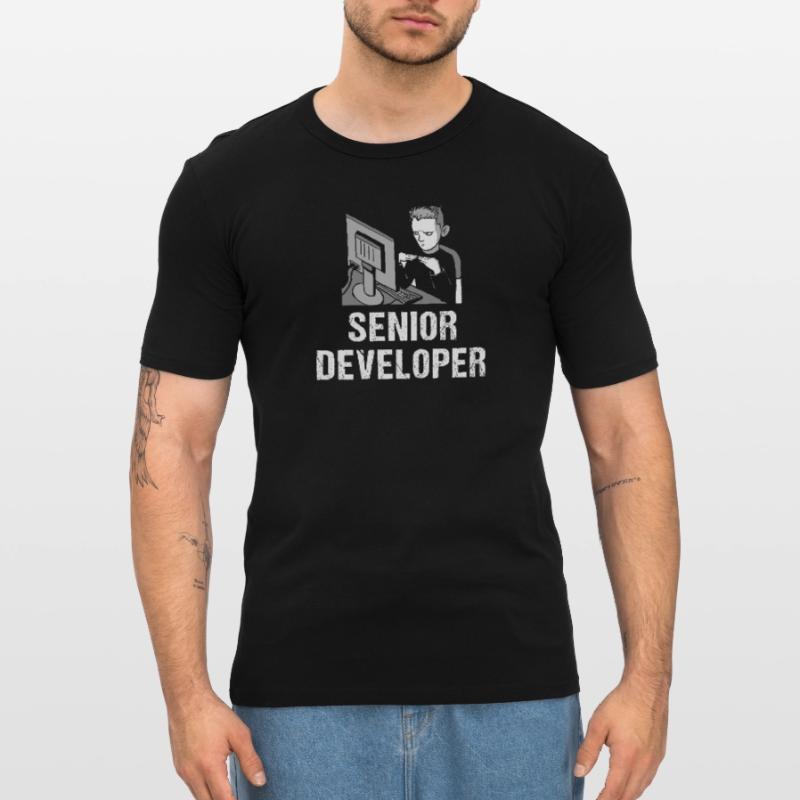 Programmierer Programmierung Informatik Computer Männer Slim Fit T-Shirt