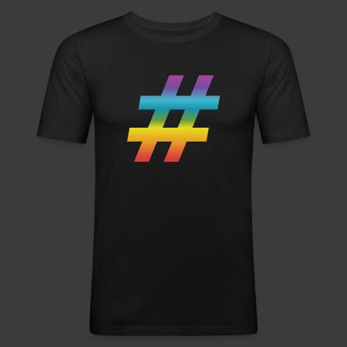 rainbow hash include - Men's Slim Fit T-Shirt