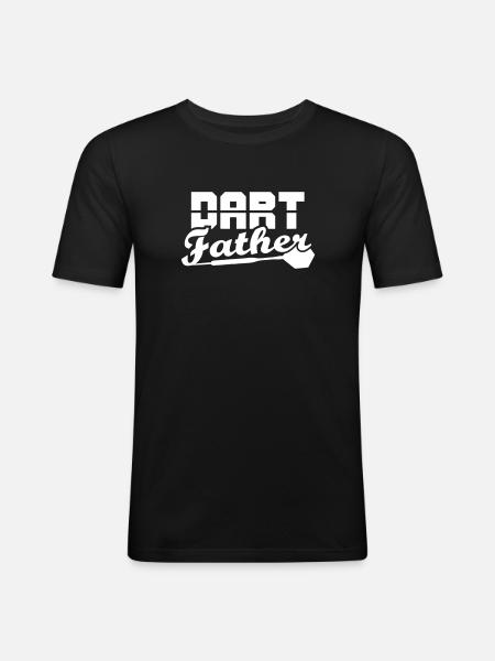 DART Father - Men's Slim Fit T-Shirt - black