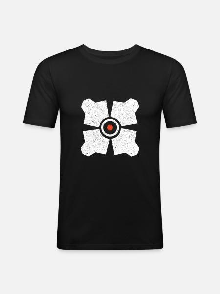 Drohne hl2 – Stadtscanner - Männer Slim Fit T-Shirt - Schwarz