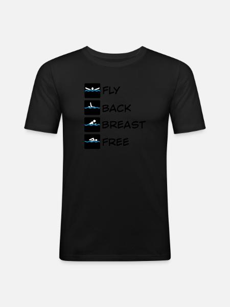 medleycorrected - Men's Slim Fit T-Shirt - black