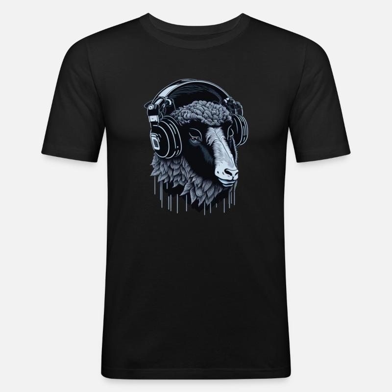 NUT CASEue - Men's Slim Fit T-Shirt - black