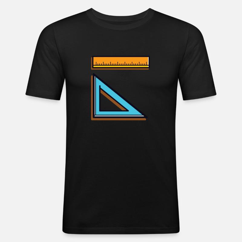 mathematics - Men's Slim Fit T-Shirt - black