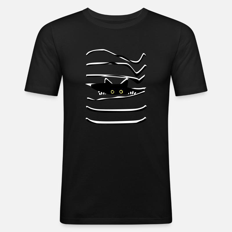 Mieze - Männer Slim Fit T-Shirt - Schwarz
