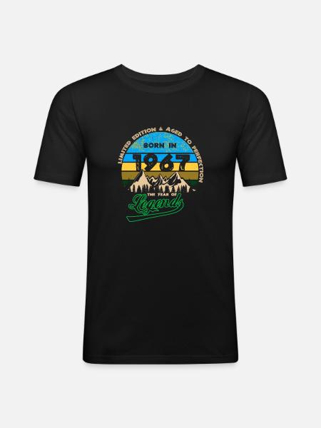 Legends 1967 - Men's Slim Fit T-Shirt - black