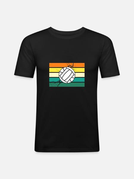 Handball players Handball - Men's Slim Fit T-Shirt - black