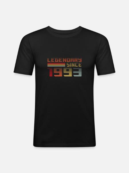 Legendary since 1993 - Men's Slim Fit T-Shirt - black
