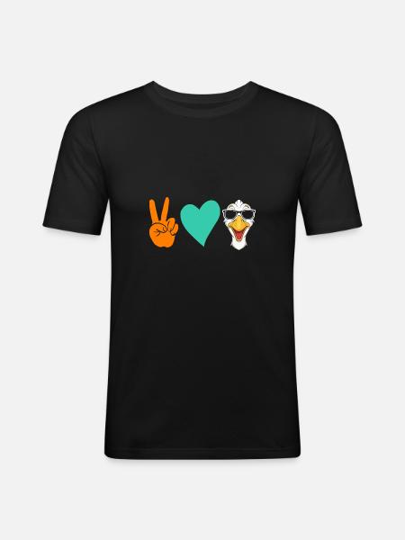 Goose - Men's Slim Fit T-Shirt - black