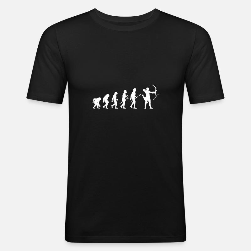 Archer Evolution Tir à l’arc - T-shirt près du corps Homme - noir