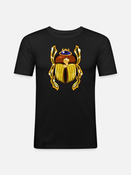 Beetle Jewelry - Men's Slim Fit T-Shirt - black