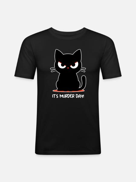 Murder Day (dark) - Men's Slim Fit T-Shirt - black