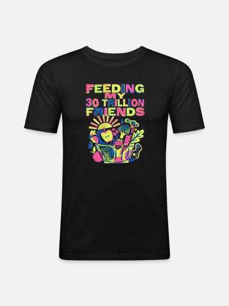 30 Trillion Friends Nutrition - Men's Slim Fit T-Shirt - black