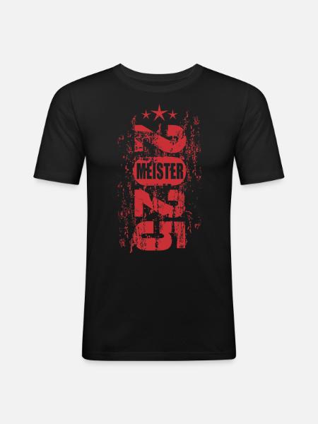 Meister 2025 - Männer Slim Fit T-Shirt - Schwarz