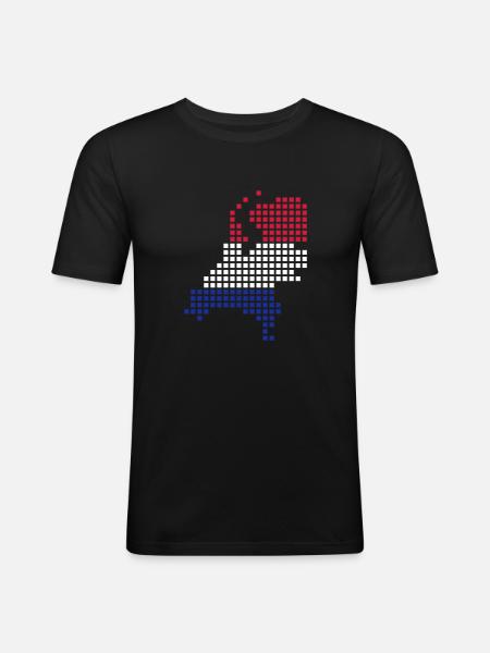 Dutch - holland - netherlands - Men's Slim Fit T-Shirt - black