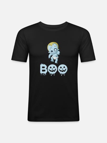 Zombie Baby Halloween - Men's Slim Fit T-Shirt - black