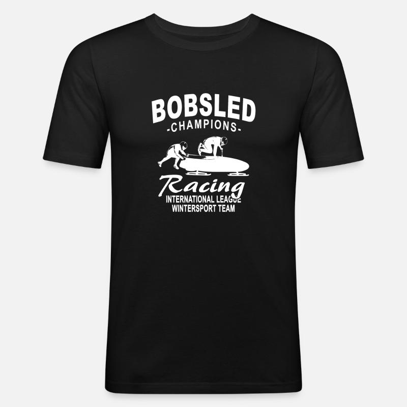 Bobsleigh - Bobsleigh - Men's Slim Fit T-Shirt - black