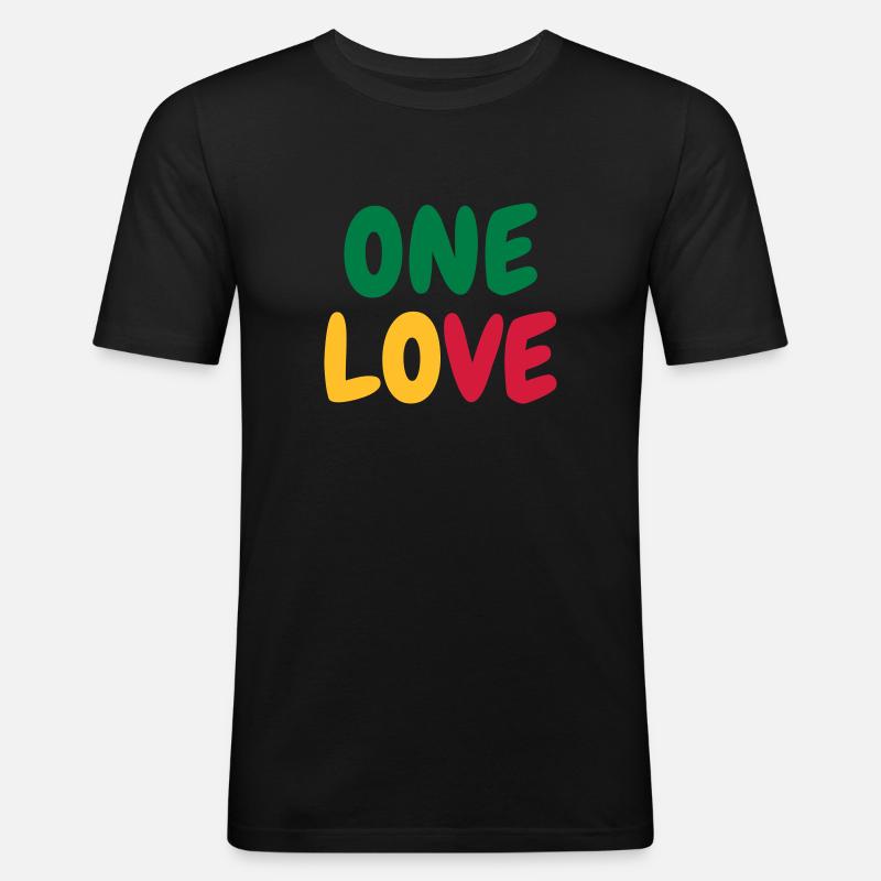 Cannabis / Drogen / Haschisch / Alkohol / Weed - Männer Slim Fit T-Shirt - Schwarz