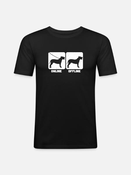 Alano Espanol - Men's Slim Fit T-Shirt - black